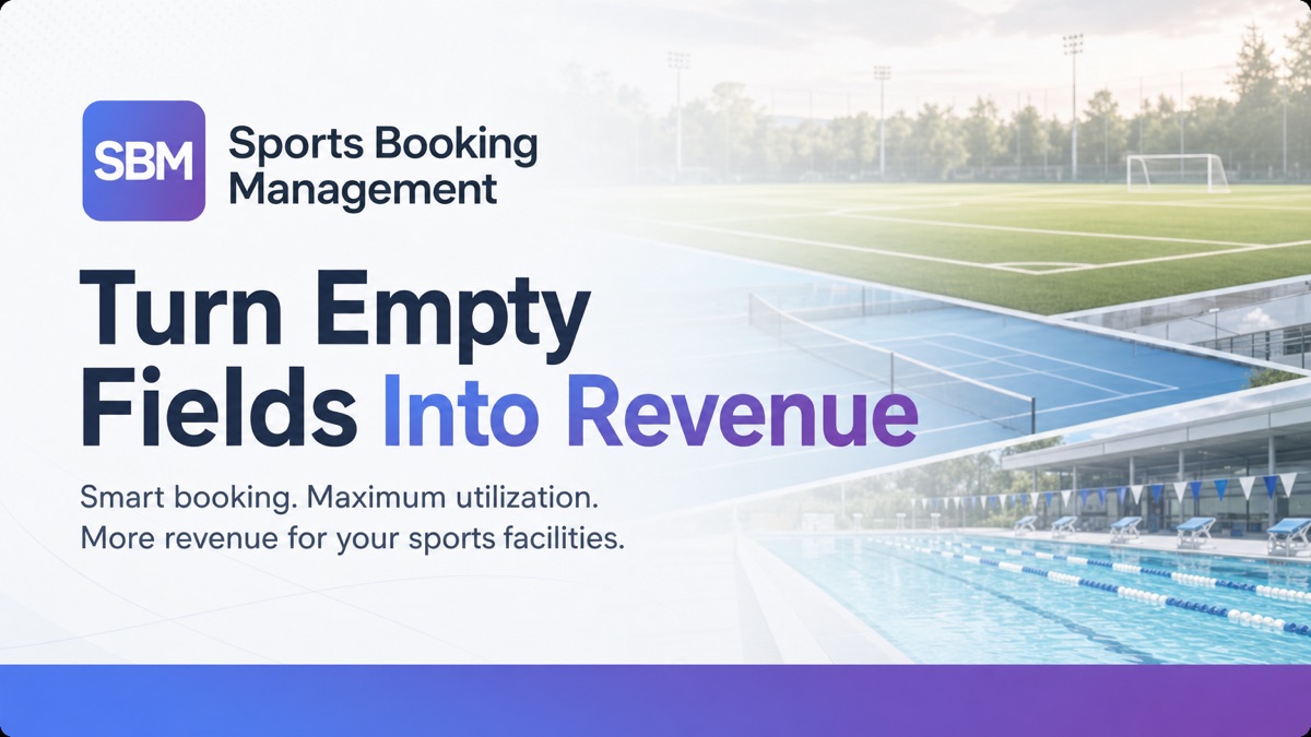 Sports Booking Management — field and court scheduling software built by Blacktie Collaborative